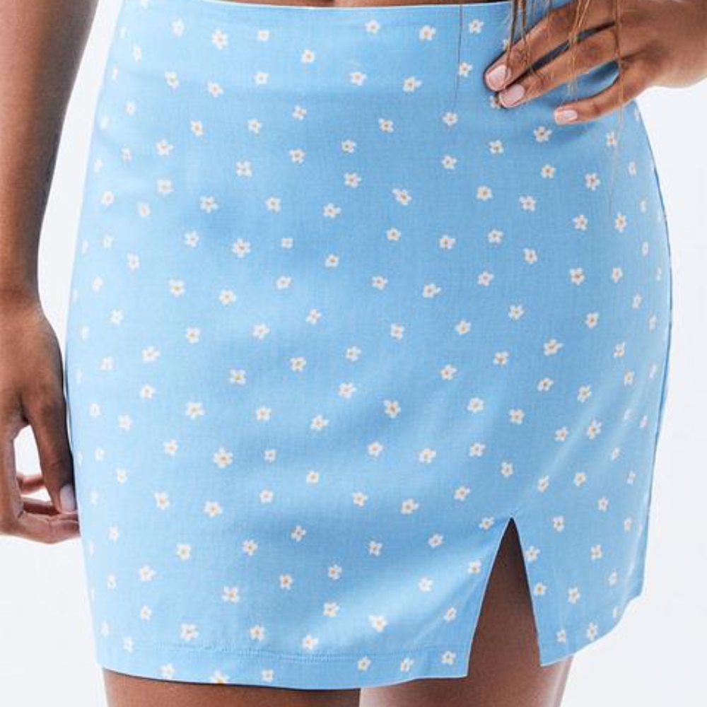 PacSun Lottie Moss Ditsy Floral Mini Skirt